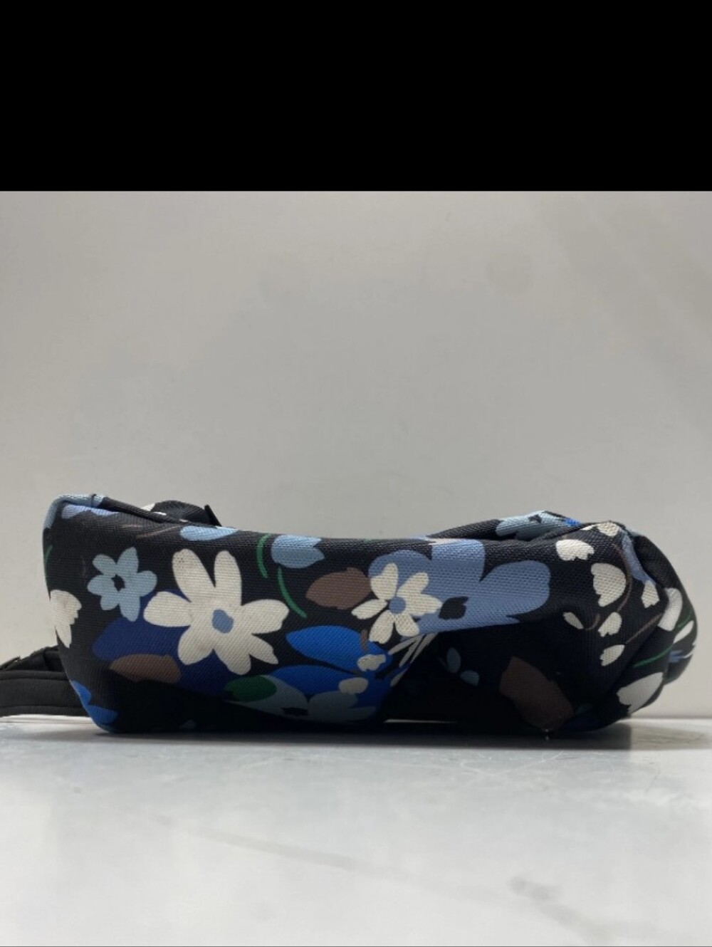 kate spade Black Floral Mini Backpack with Blue, White & Green Accents - Picture 7 of 10